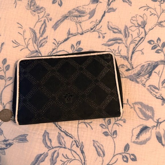 Versace Black and White Medusa Clutch - Picture 2 of 10